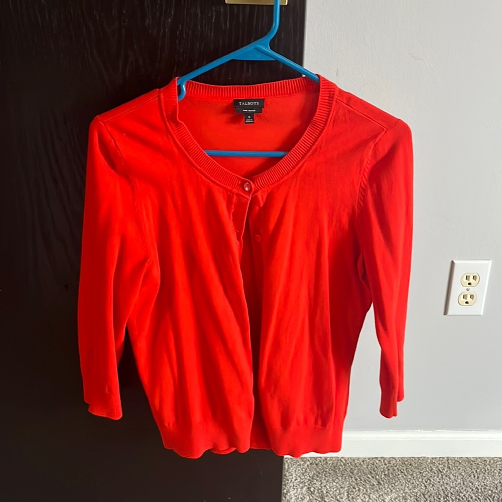 Talbots Pima cotton cardigan